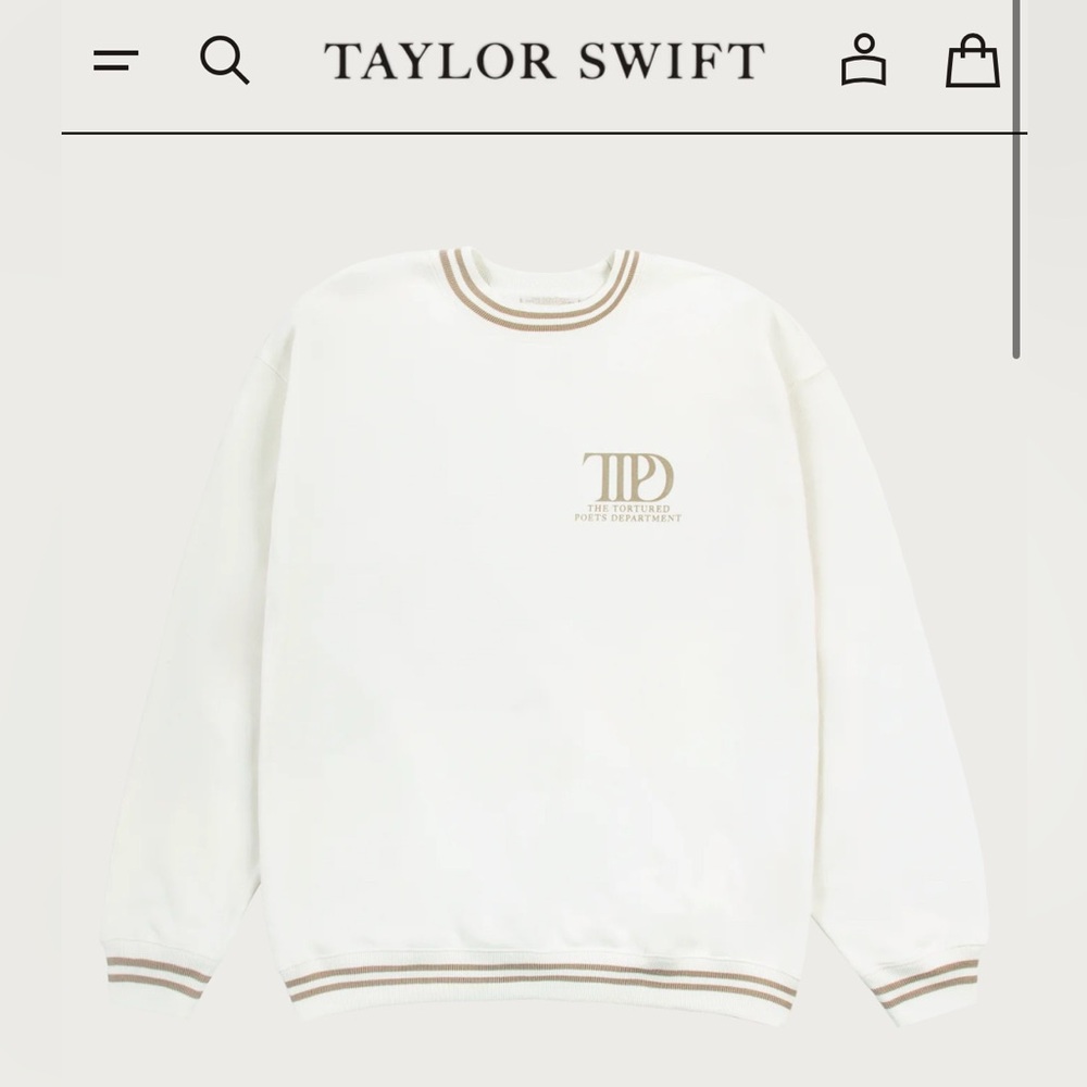 Taylor Swift Tortured Poets Department Crewneck Sweatshirt